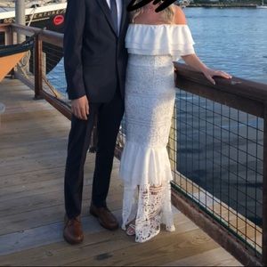 Reversal dinner gown